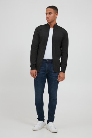 INDICODE JEANS Gebreid vest 'Ernoldo' in Grijs