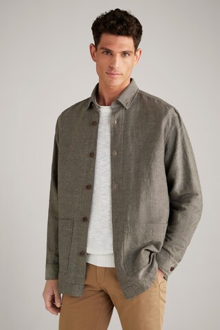 JOOP! Jeans Regular Fit Hemd 'Herold' in Grau: Vorderseite