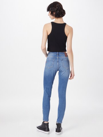 PULZ Jeans - Skinny Calças de ganga 'EMMA' em azul