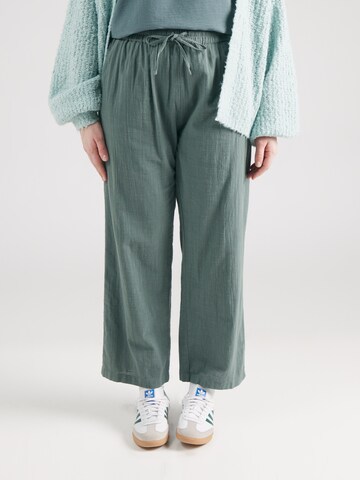 ONLY Carmakoma - Loosefit Pantalón 'CARTIZANA' en verde: frente