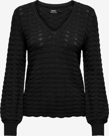 ONLY Sweater 'FIA' in Black: front
