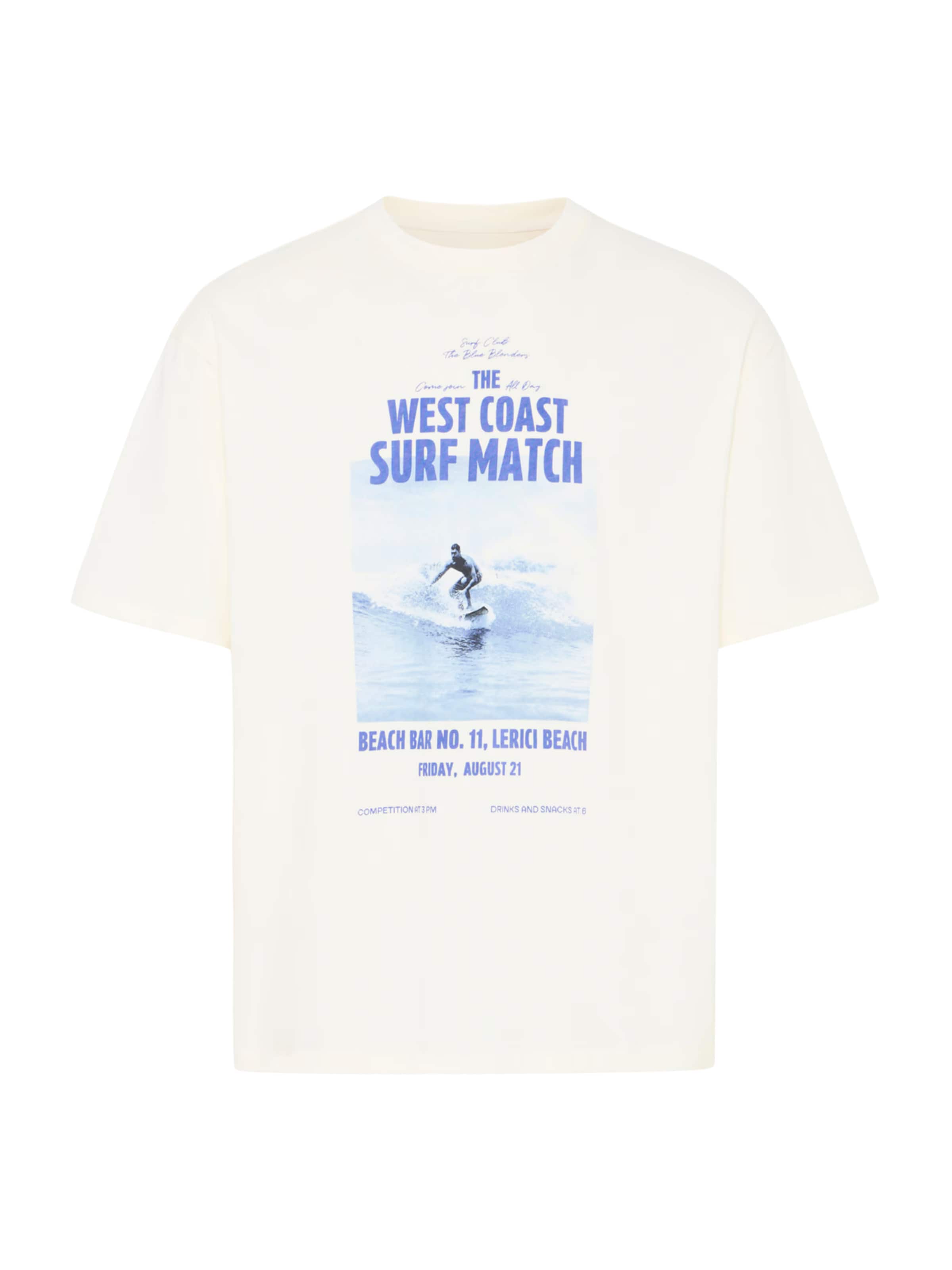 Tricou 'BHKyros' de la BLEND pe alb: față