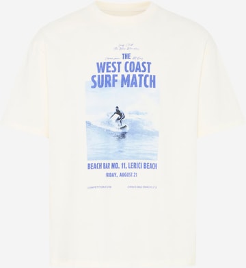 Tricou 'BHKyros' de la BLEND pe alb: față