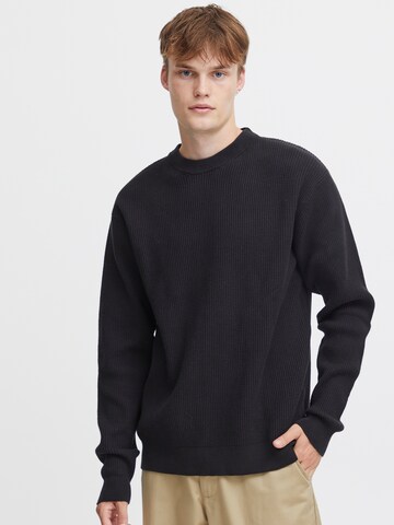!Solid Sweater 'Hami' in Black: front
