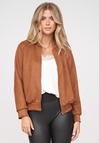 Veste mi-saison Cloud5ive en marron : devant