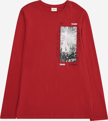 s.Oliver Shirt in Red: front