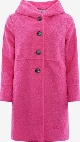 Zwillingsherz Between-Seasons Coat 'Wien' in Pink: front