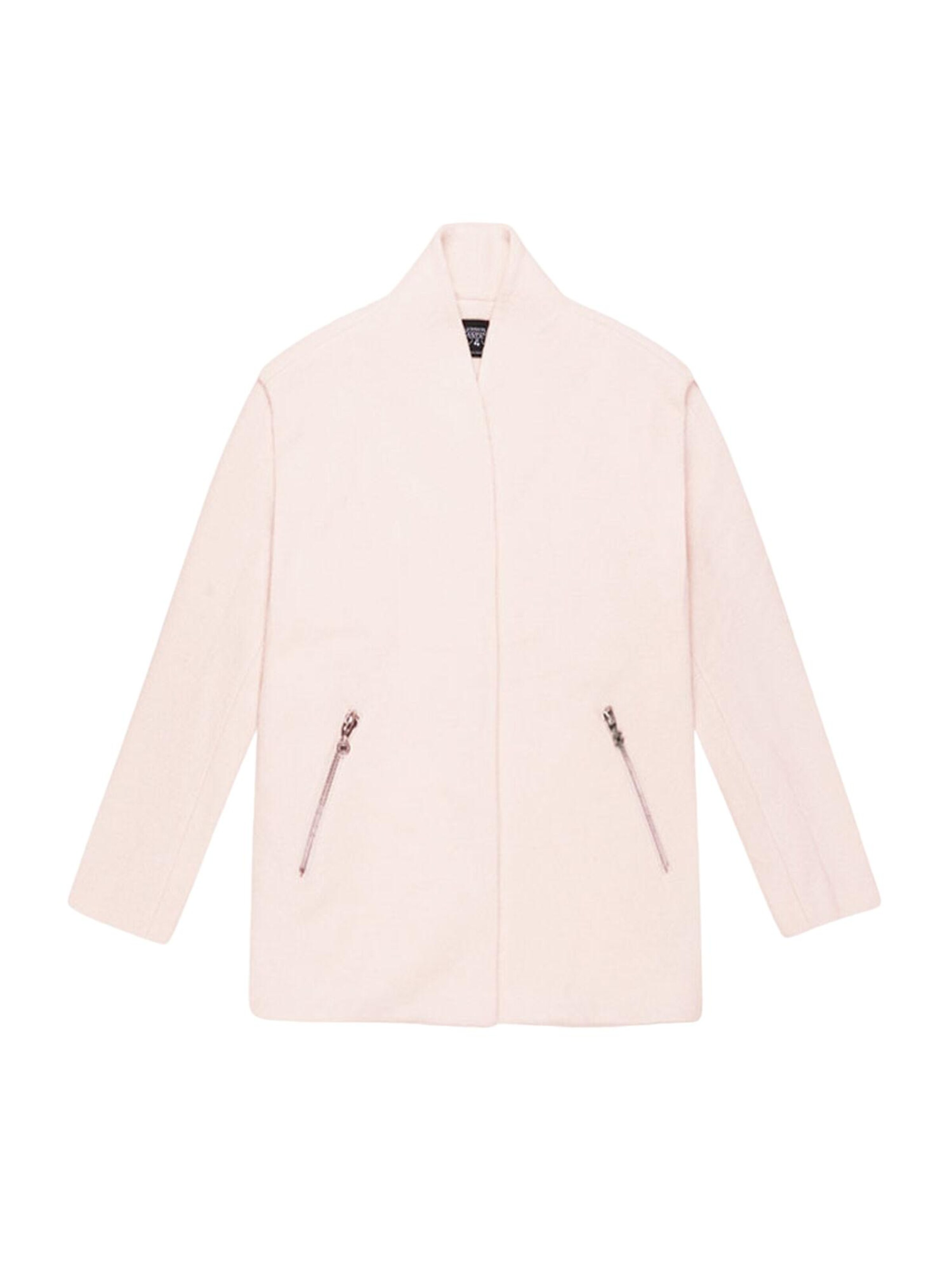 Manteau mi-saison 'Shinn' Le Temps Des Cerises en blanc : devant