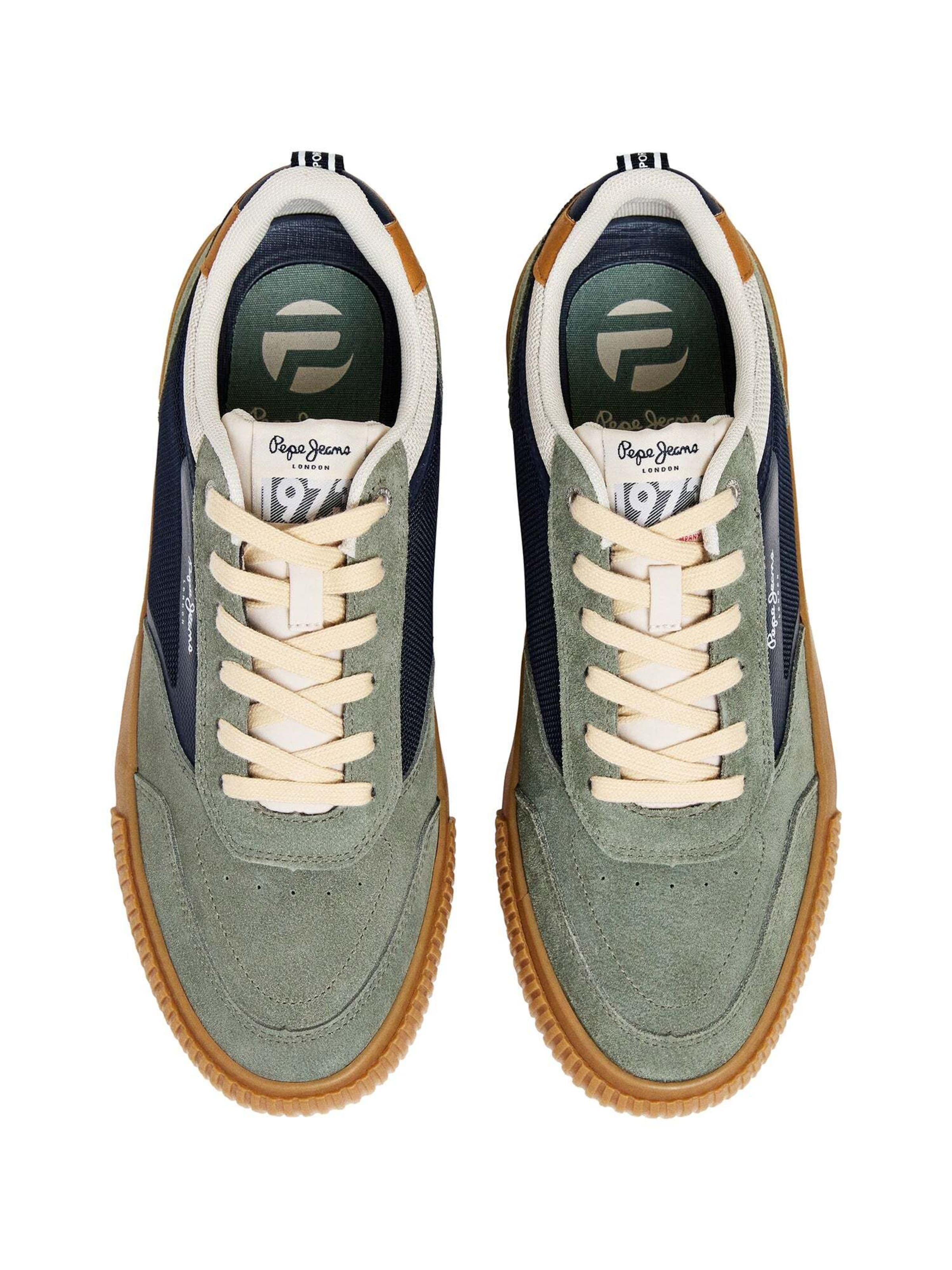 Baskets basses 'NOLAN STREET' Pepe Jeans en vert