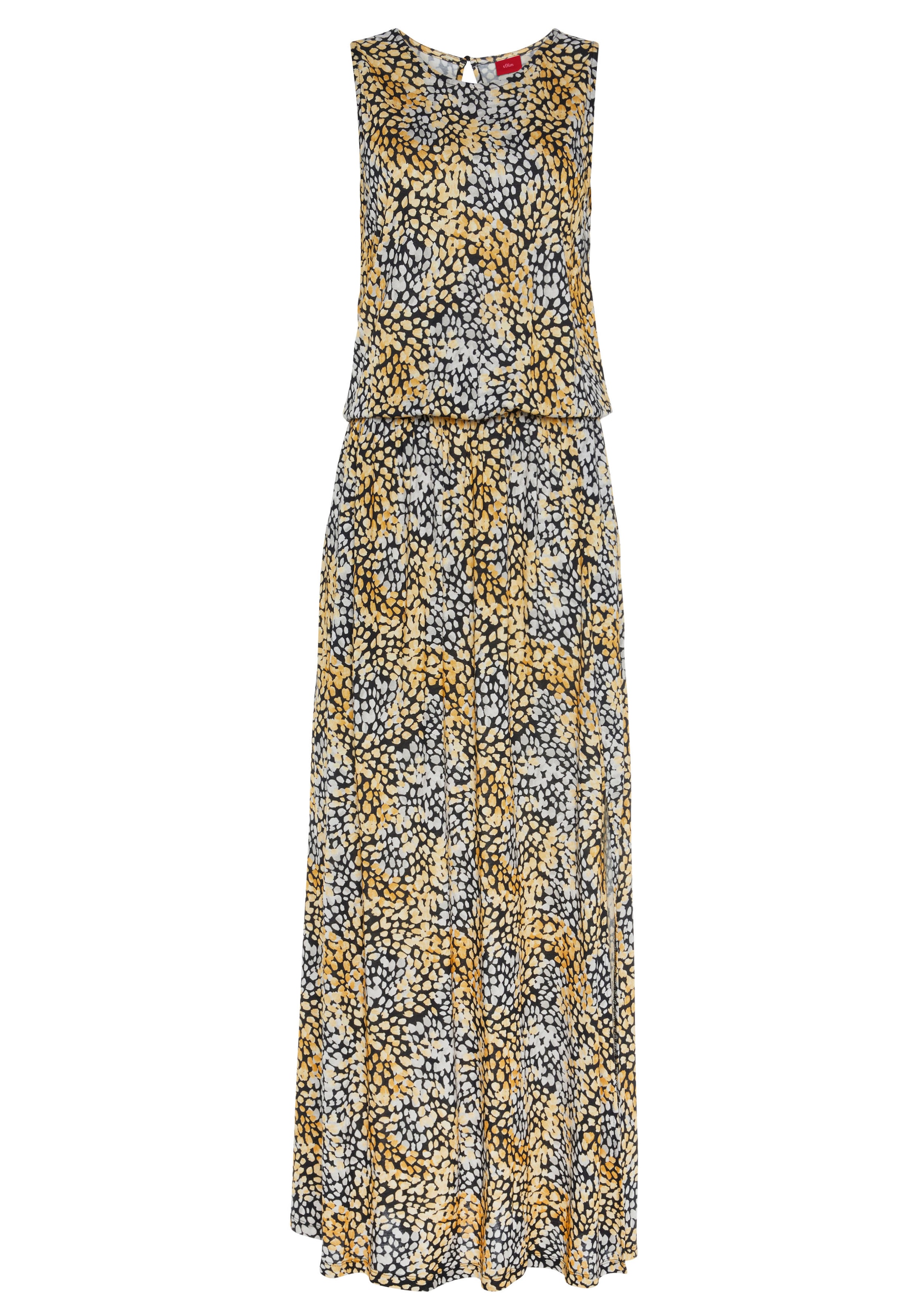 s.Oliver Sommerkleid in Gelb: Vorderseite