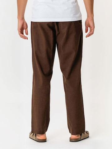 regular Pantaloni ' Cotton ' di TEESHOPPEN in marrone