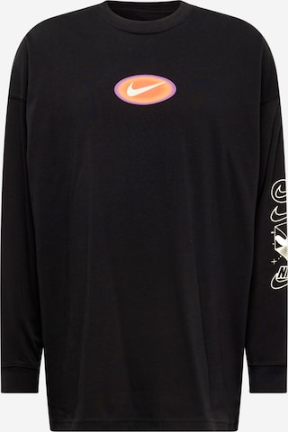 Tricou de la Nike Sportswear pe negru: față