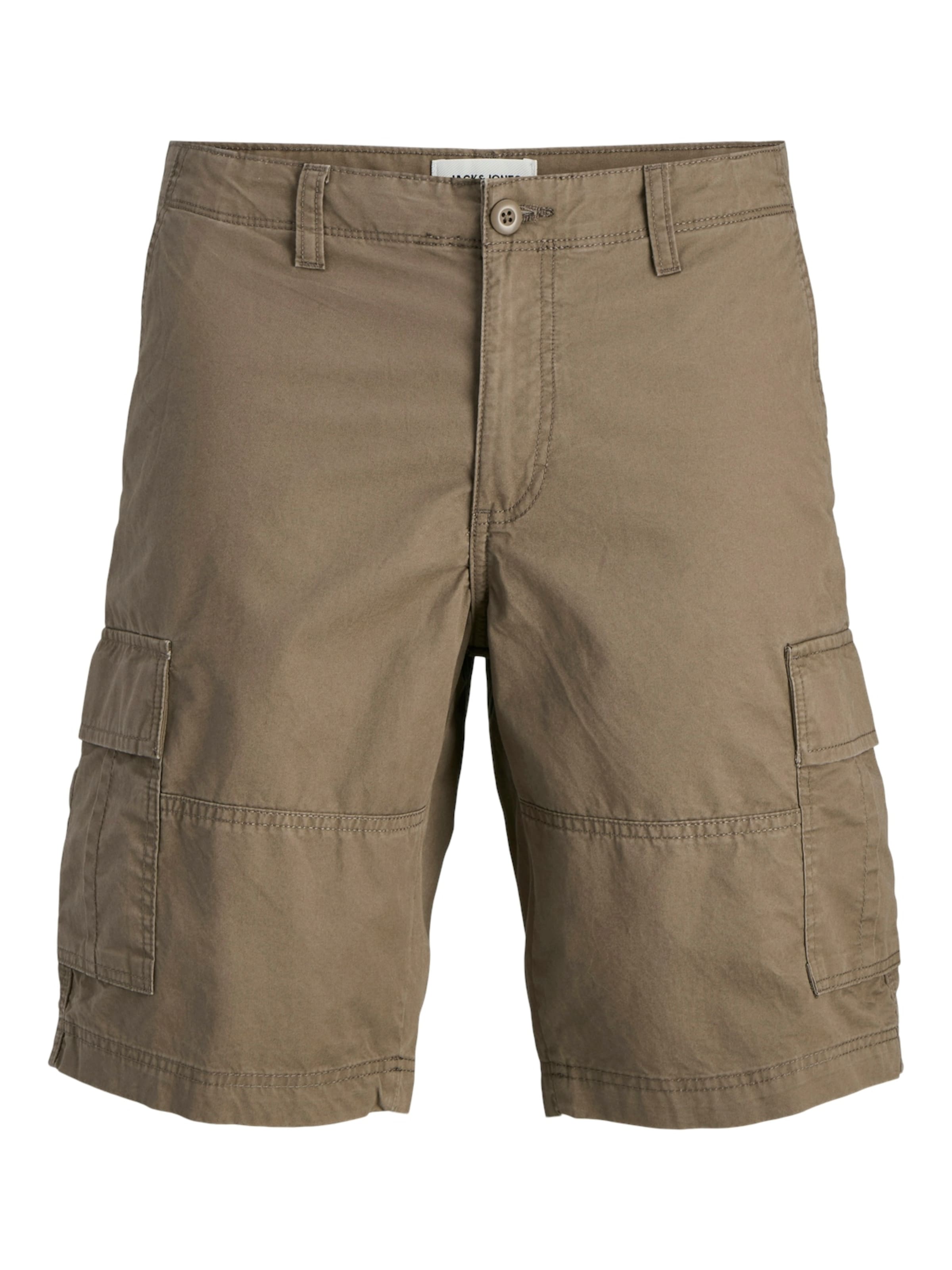 JACK & JONES - Pantalón cargo 'JPSTCOLE MATEO' en marrón: frente