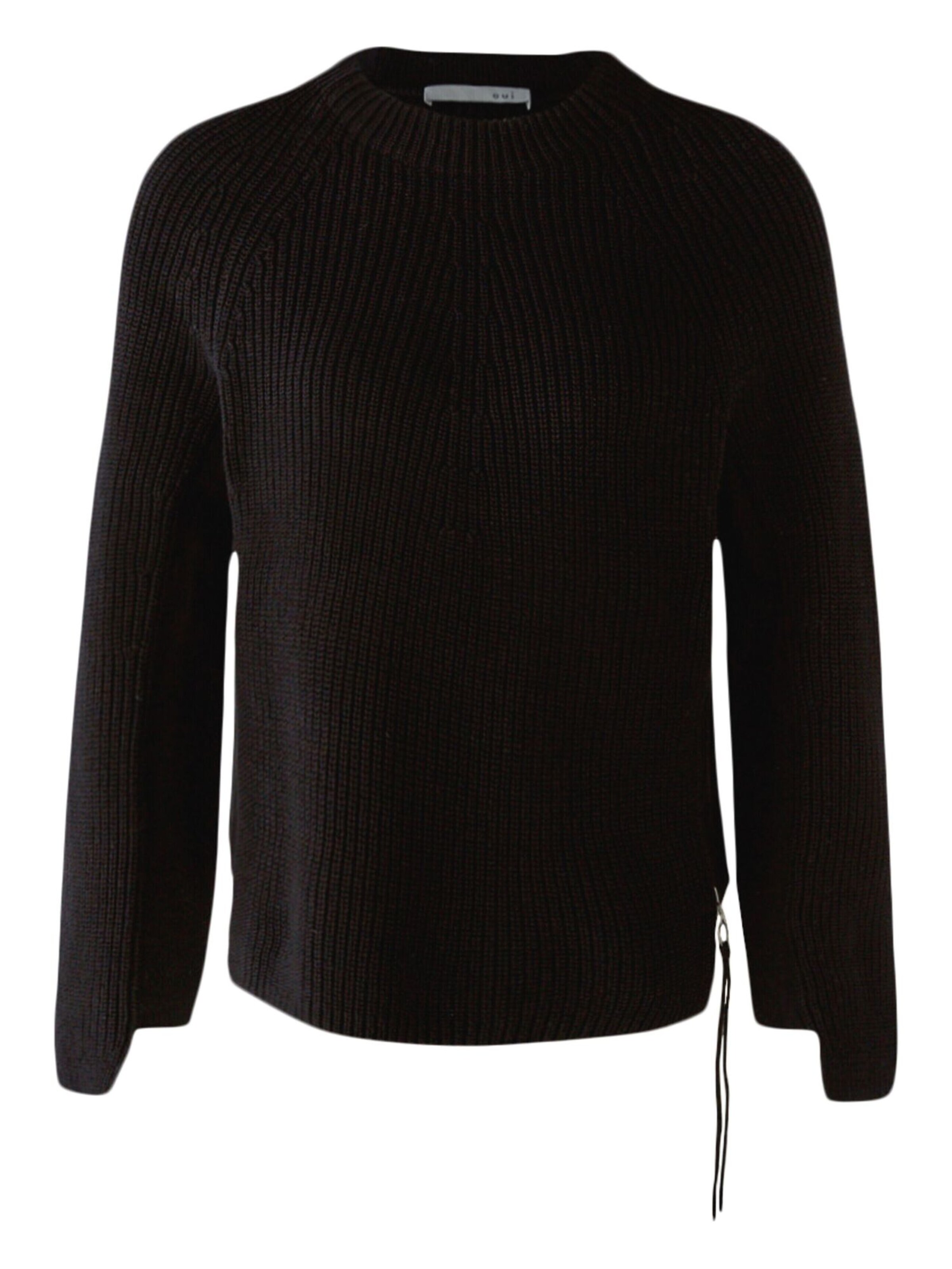 OUI Pullover 'RUBI' in Schwarz: Vorderseite