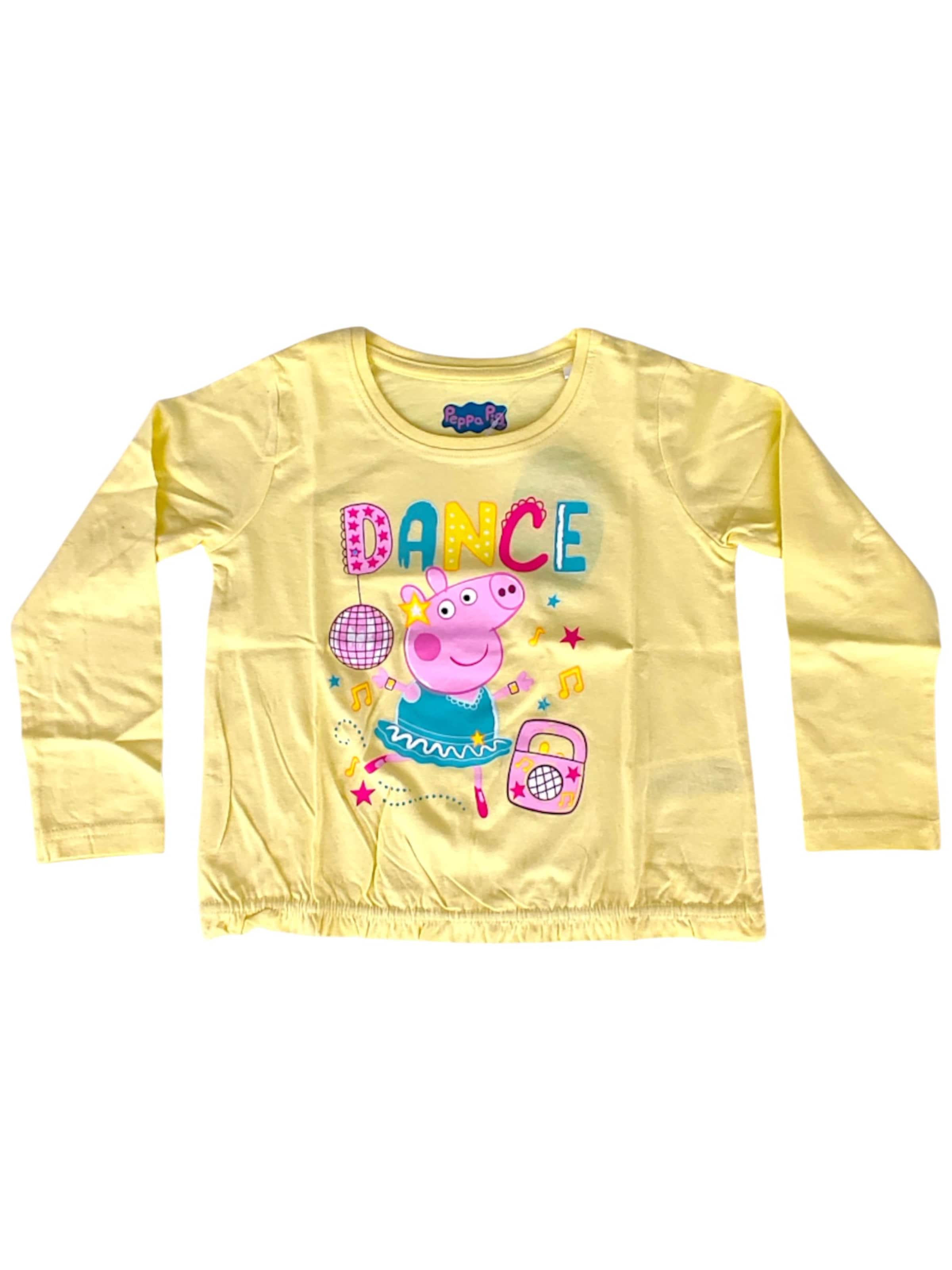 Peppa Pig Shirt 'Peppa Pig' in Yellow: front