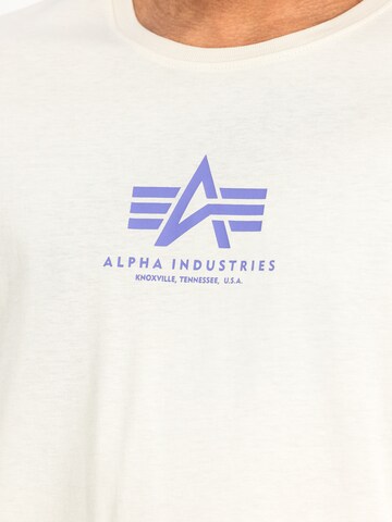 ALPHA INDUSTRIES Shirt in White
