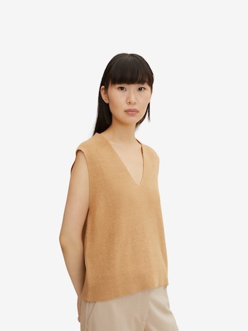 TOM TAILOR Pullover in Beige