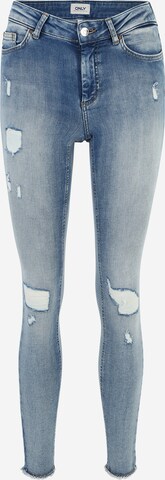 Only Tall Skinny Jeans 'BLUSH' in Blue: front