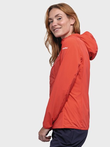Schöffel Outdoor jacket ' Hiking Hybrid Jk Style Blaueis WMS ' in Red