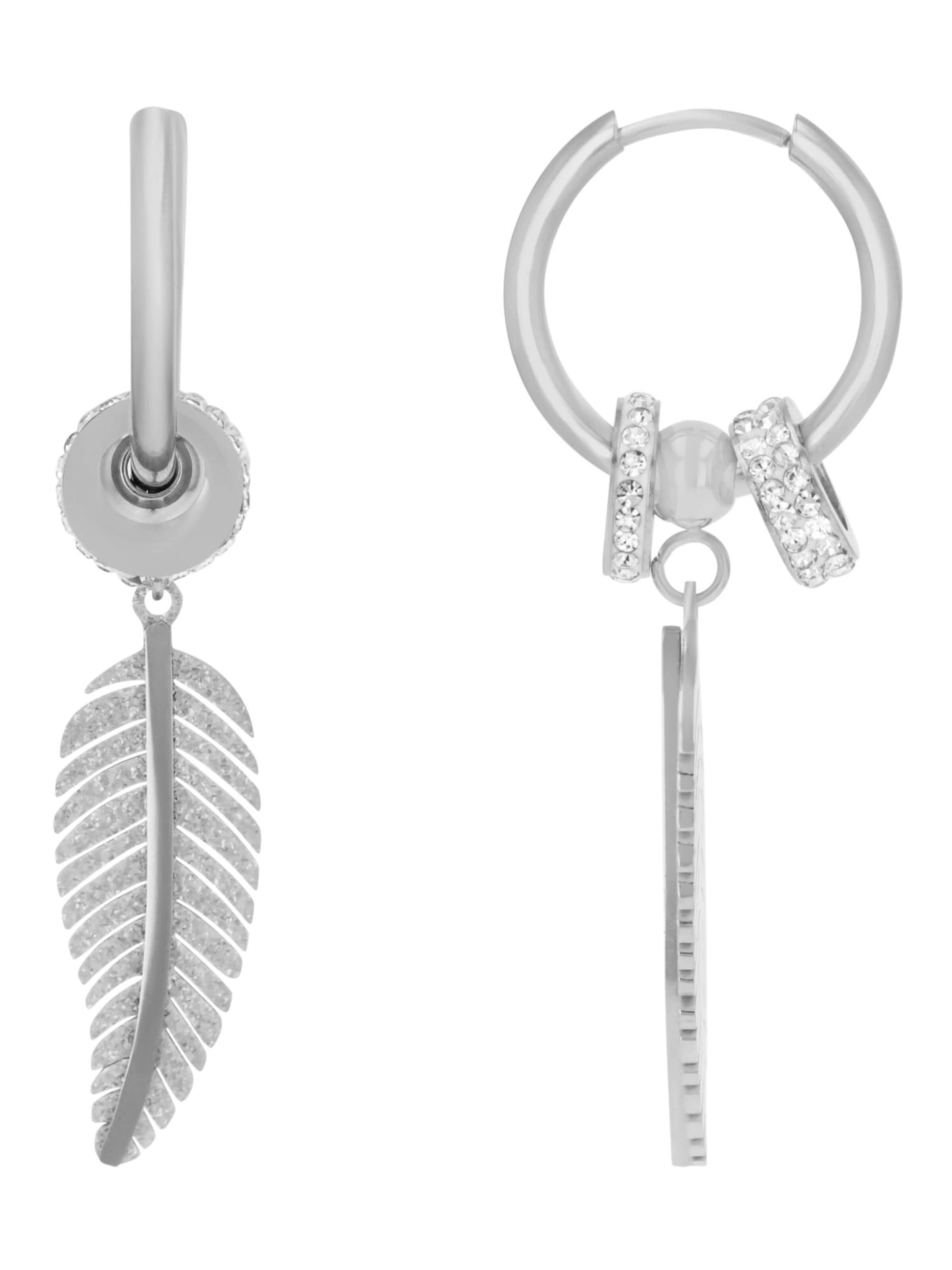Akzent Earrings 'Jazz, hautverträglich' in Silver