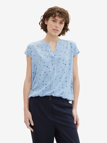 TOM TAILOR Blouse in Blue: front