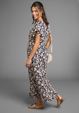 Neun Monate Kleid in Blau