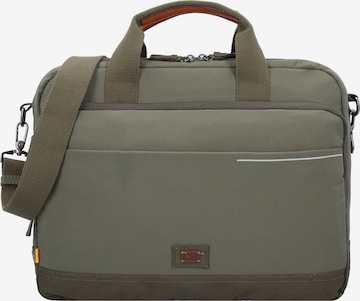 CAMEL ACTIVE Laptoptas in Groen: voorkant