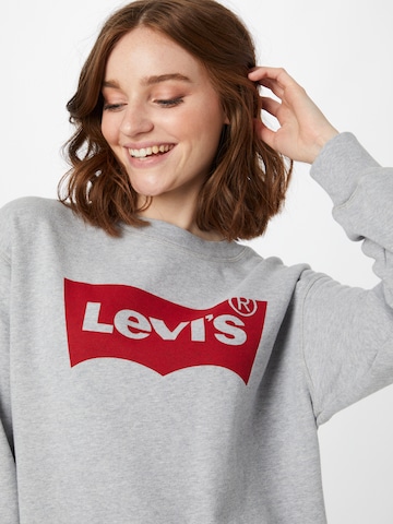 LEVI'S ® Tréning póló 'Graphic Standard Crew' - szürke