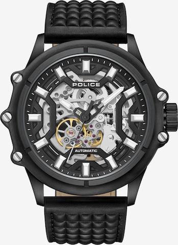POLICE Analog watch 'Luang' in Black: front
