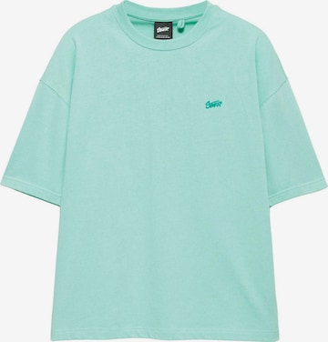 Maglietta 'STWD' di Pull&Bear in verde: frontale
