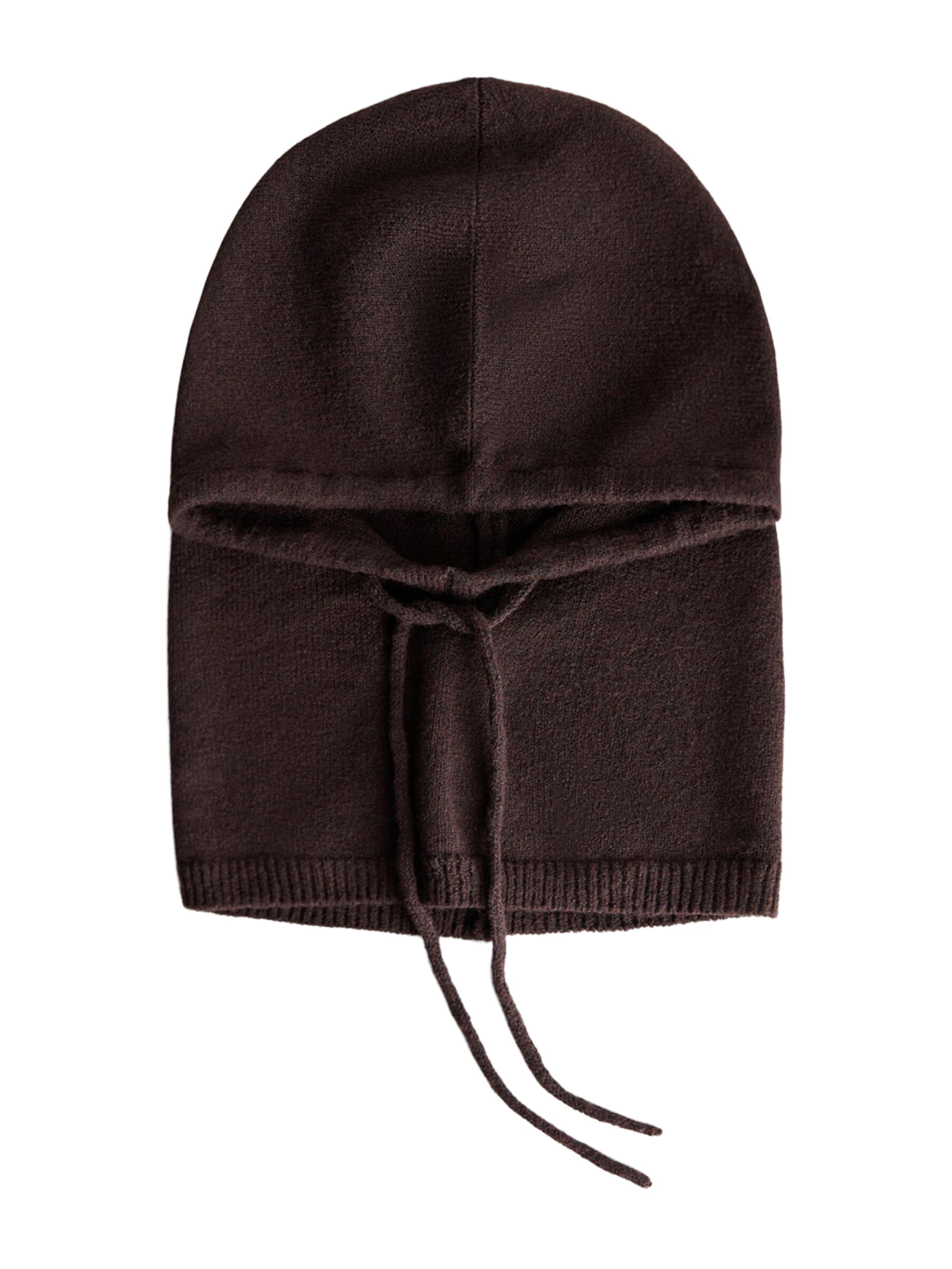 Bershka Mütze in dunkelbraun, Produktansicht