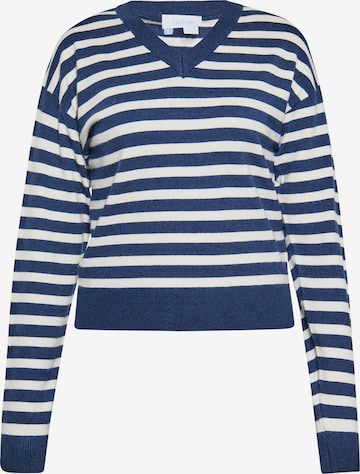 Pull-over usha BLUE LABEL en bleu : devant