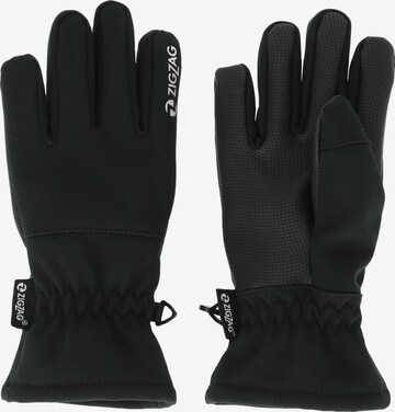 ZigZag Gloves 'Santiay' in Black: front