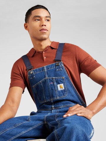 Regular Salopette en jean Carhartt WIP en bleu