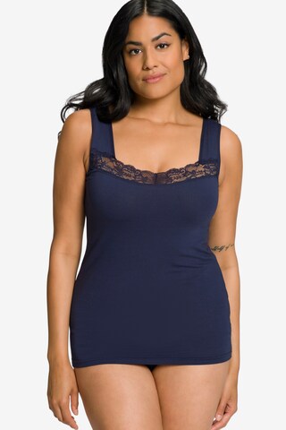 Ulla Popken Undershirt in Blue: front