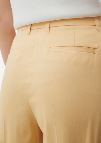 s.Oliver BLACK LABEL Wide Leg Bundfaltenhose in Gelb