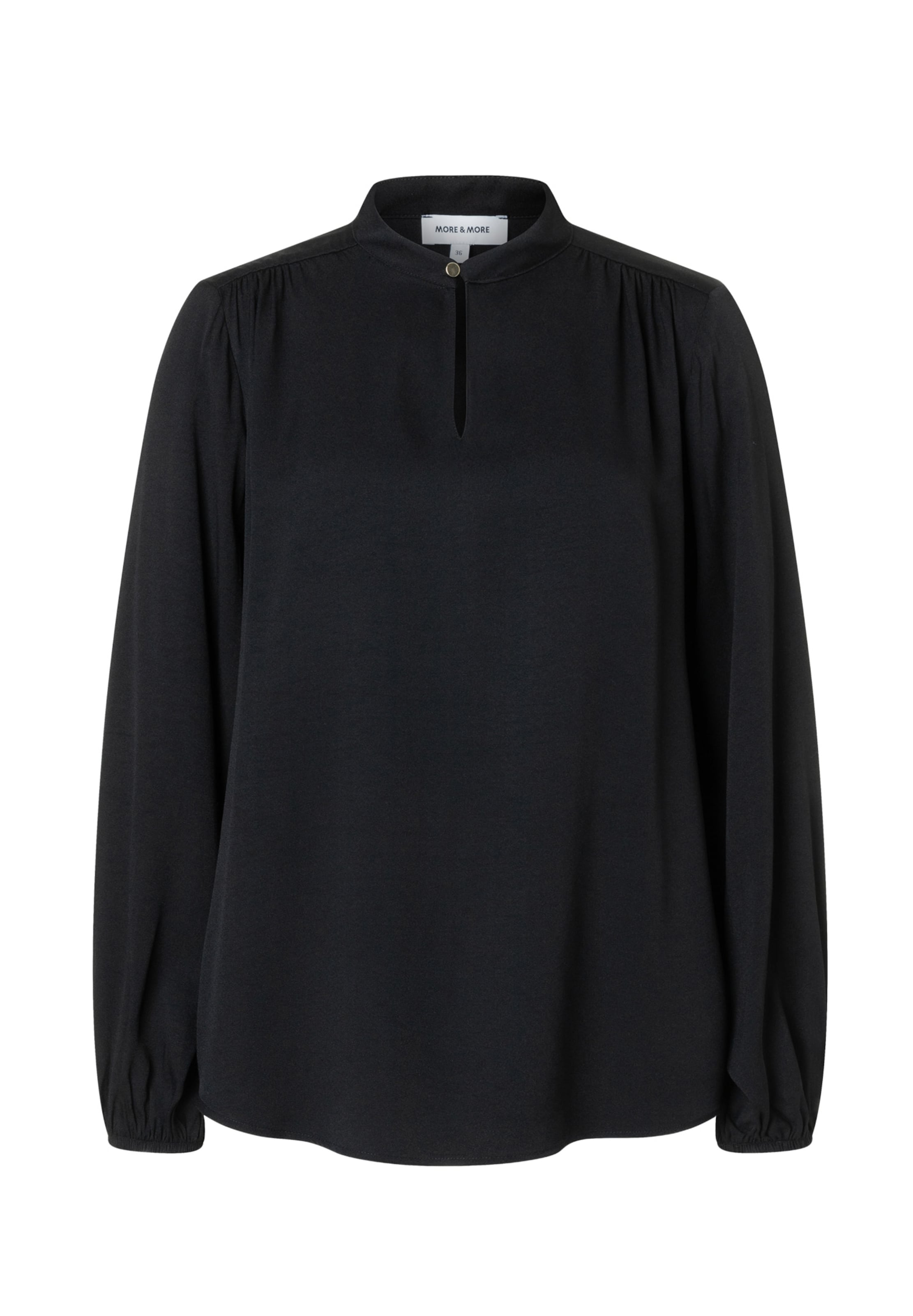 Camicia da donna di MORE & MORE in nero: frontale