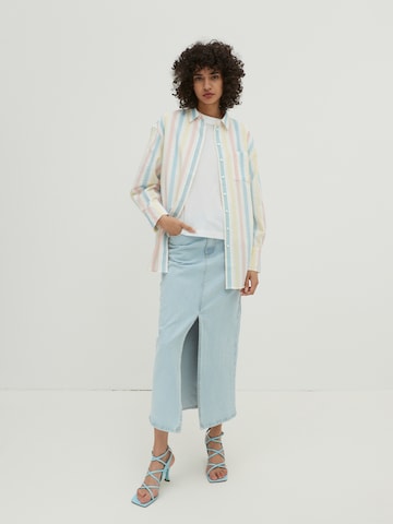 EDITED Oversized shirt 'Nola' in Wit