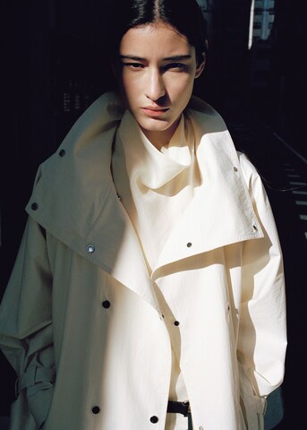 MANGO Übergangsmantel 'Ramos' in Weiß