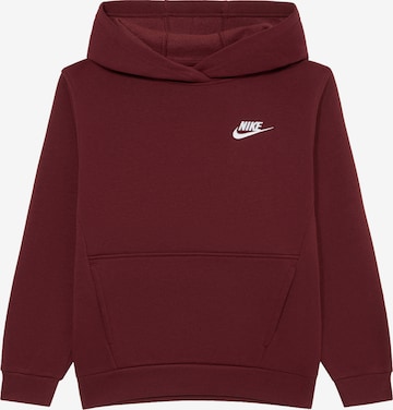 raudona Nike Sportswear Megztinis be užsegimo 'CLUB FLEECE': priekis