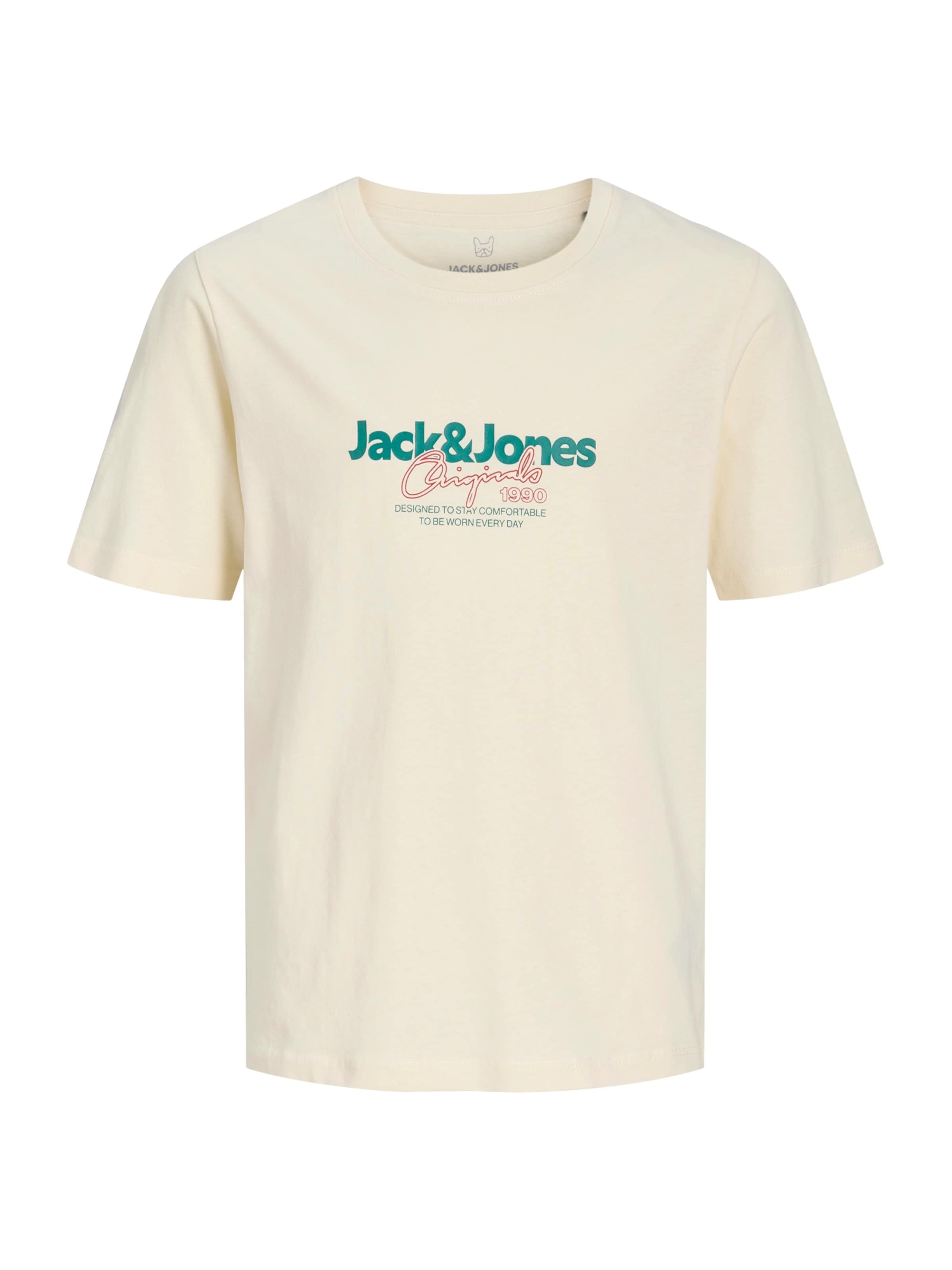 Jack & Jones Junior Shirt 'JORCASSIS' in White: front