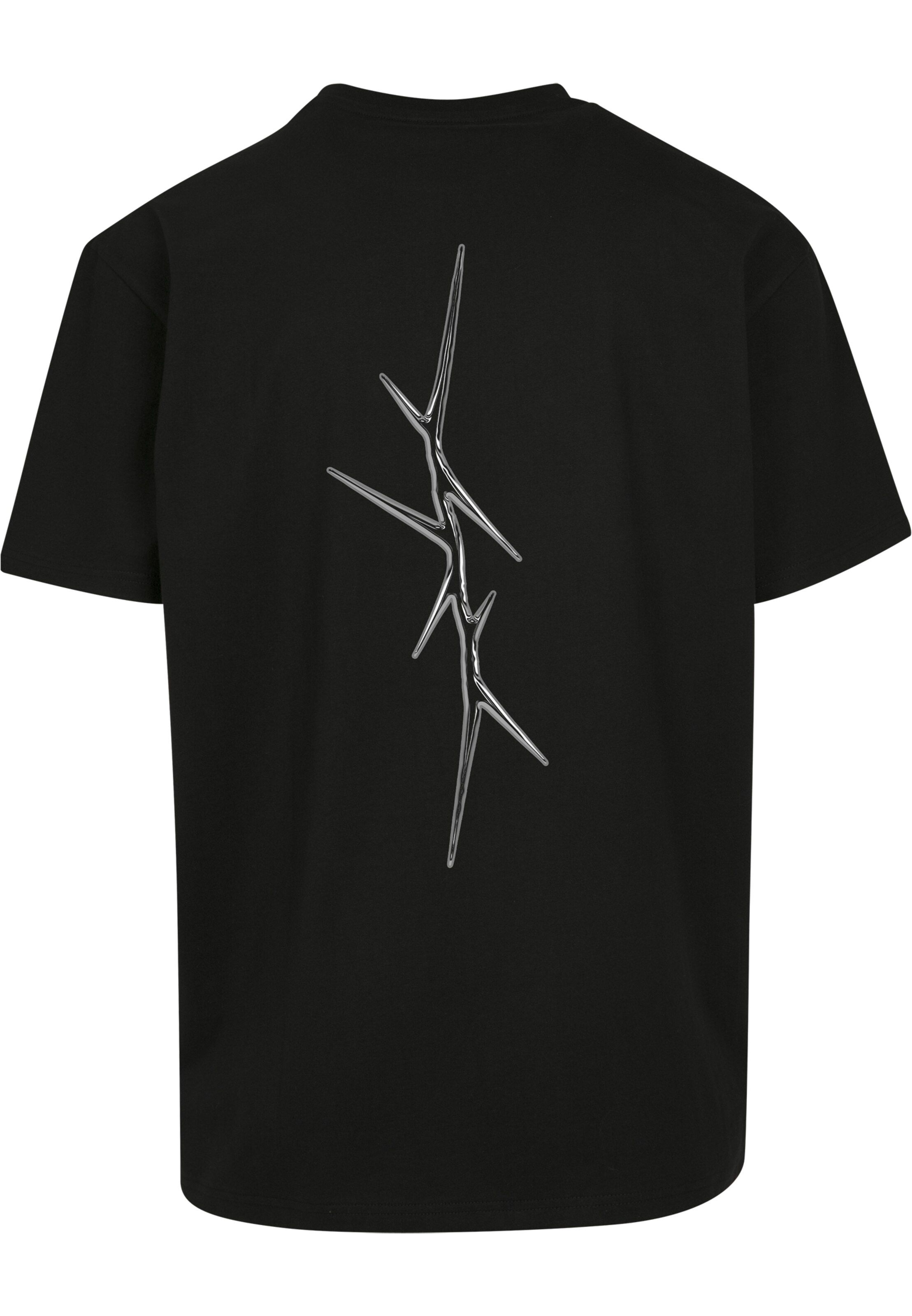 Mister Tee Tričko 'Thorned Mask' - Čierna