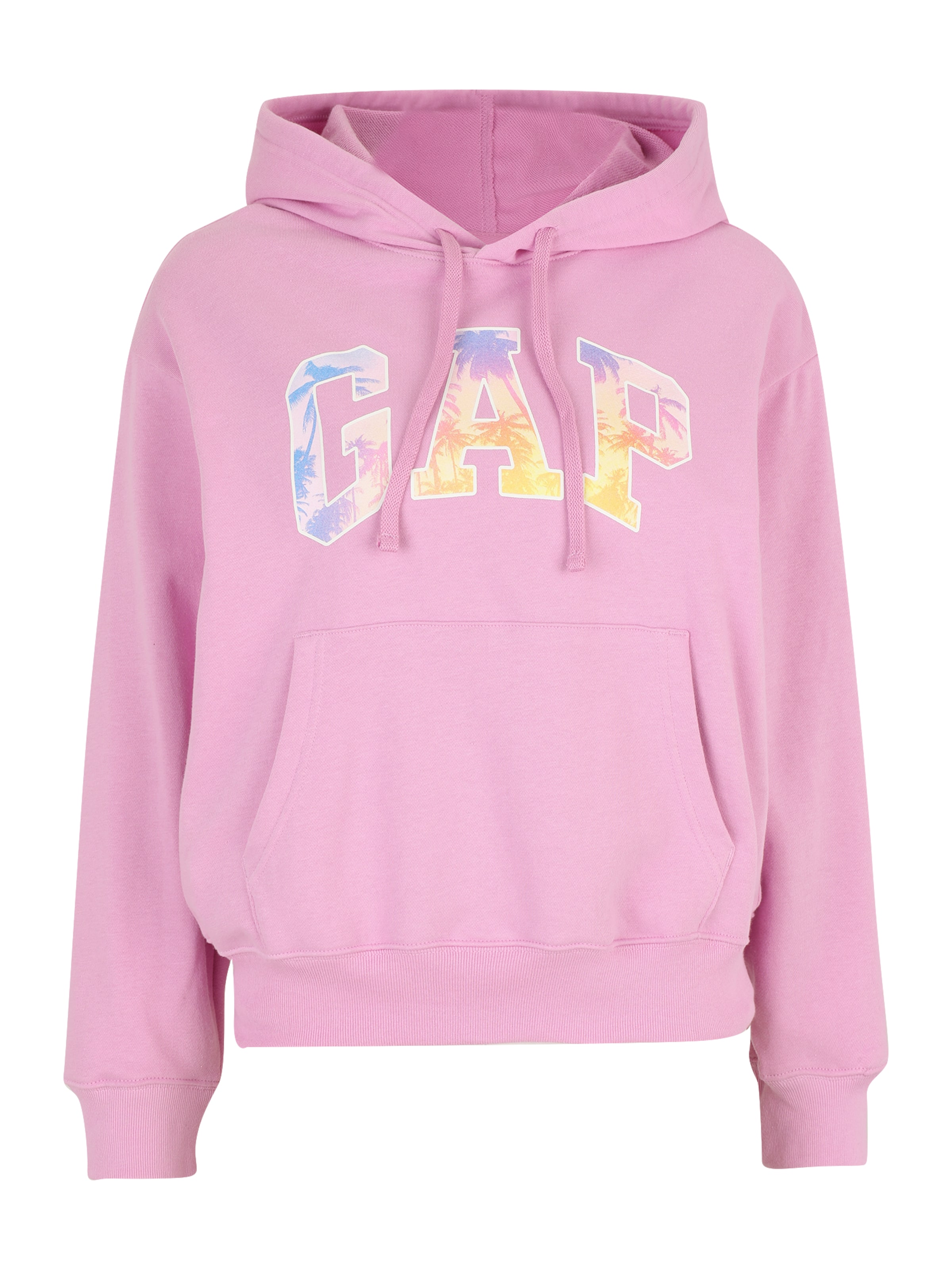 Sweat-shirt 'HERITAGE' Gap Petite en rose : devant