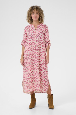 Robe-chemise 'Bellis' Cream en rose : devant