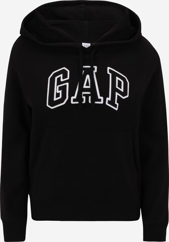 Gap Petite Sweatshirt 'Heritage' in Schwarz: predná strana