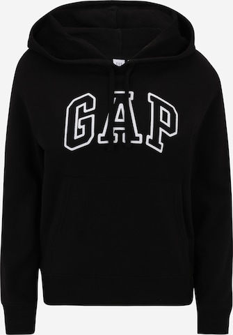 Gap Petite Sweatshirt 'Heritage' in Black: front