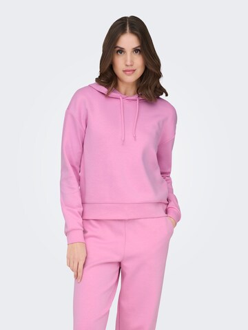 ONLY PLAY Athletic Sweatshirt in Pink: front