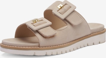 ARA - Zapatos abiertos 'Pantolette Damen 1228132-08 Echtleder in beige' en beige: frente