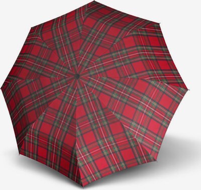 Doppler Parapluie 'Carbonsteel Mini' en bleu marine / jaune clair / vert gazon / bourgogne / rouge feu, Vue avec produit
