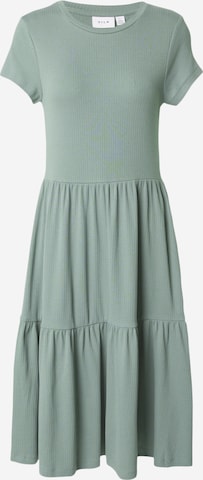 Robe 'HOLLIE' VILA en vert : devant